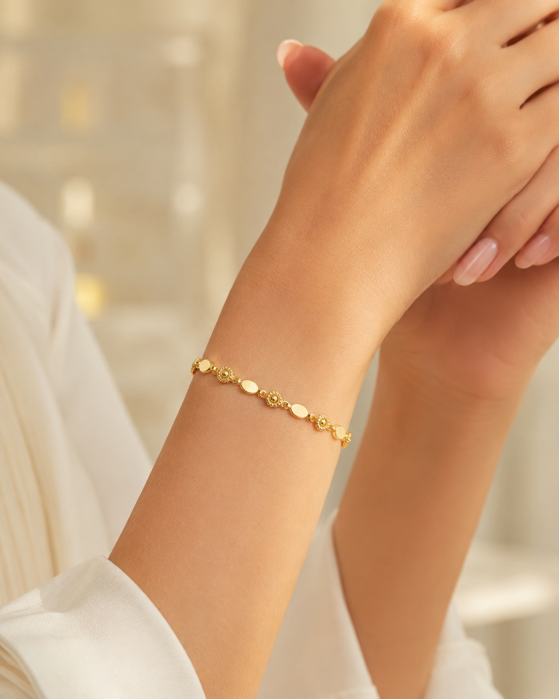 Vintage Oval Link Bracelet