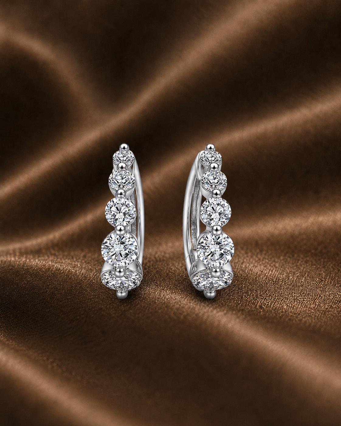 Diamond Cascade Hoops
