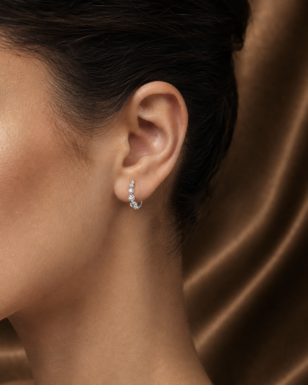 Diamond Cascade Hoops