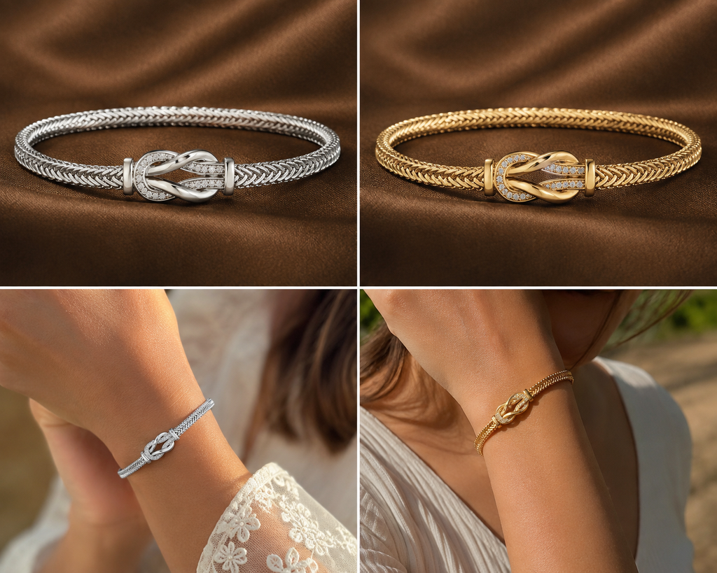 Woven Diamond Knot Bracelet