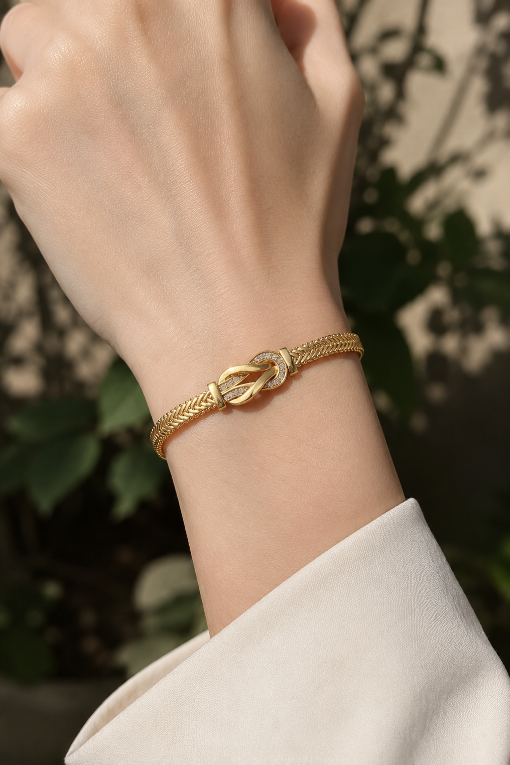 Woven Diamond Knot Bracelet