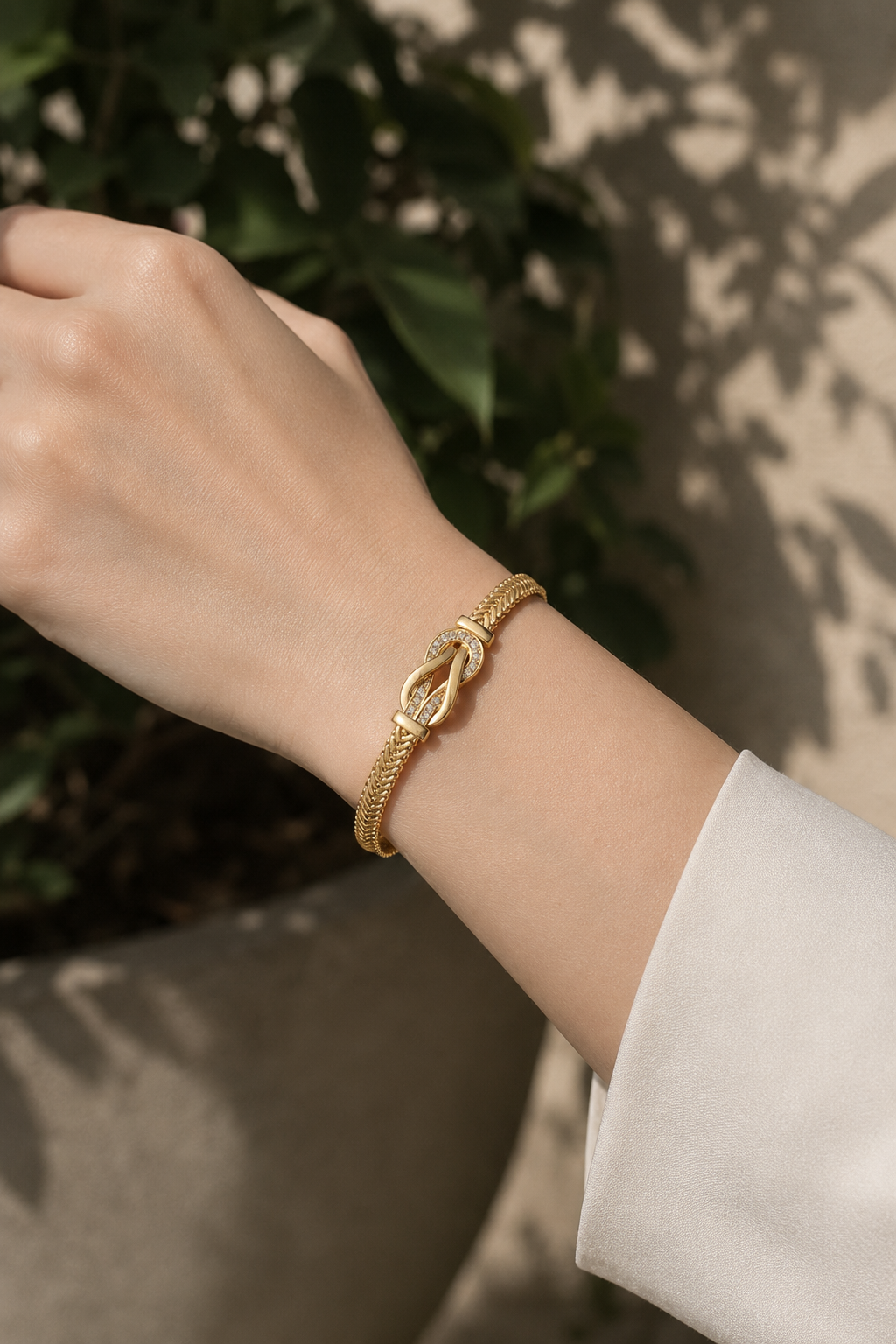 Woven Diamond Knot Bracelet