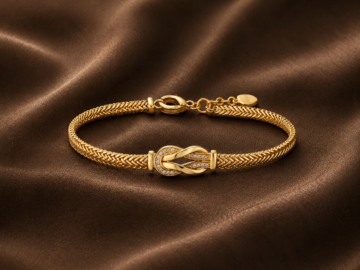 Woven Diamond Knot Bracelet