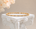 The Novastella Alternating Diamond Block Bracelet