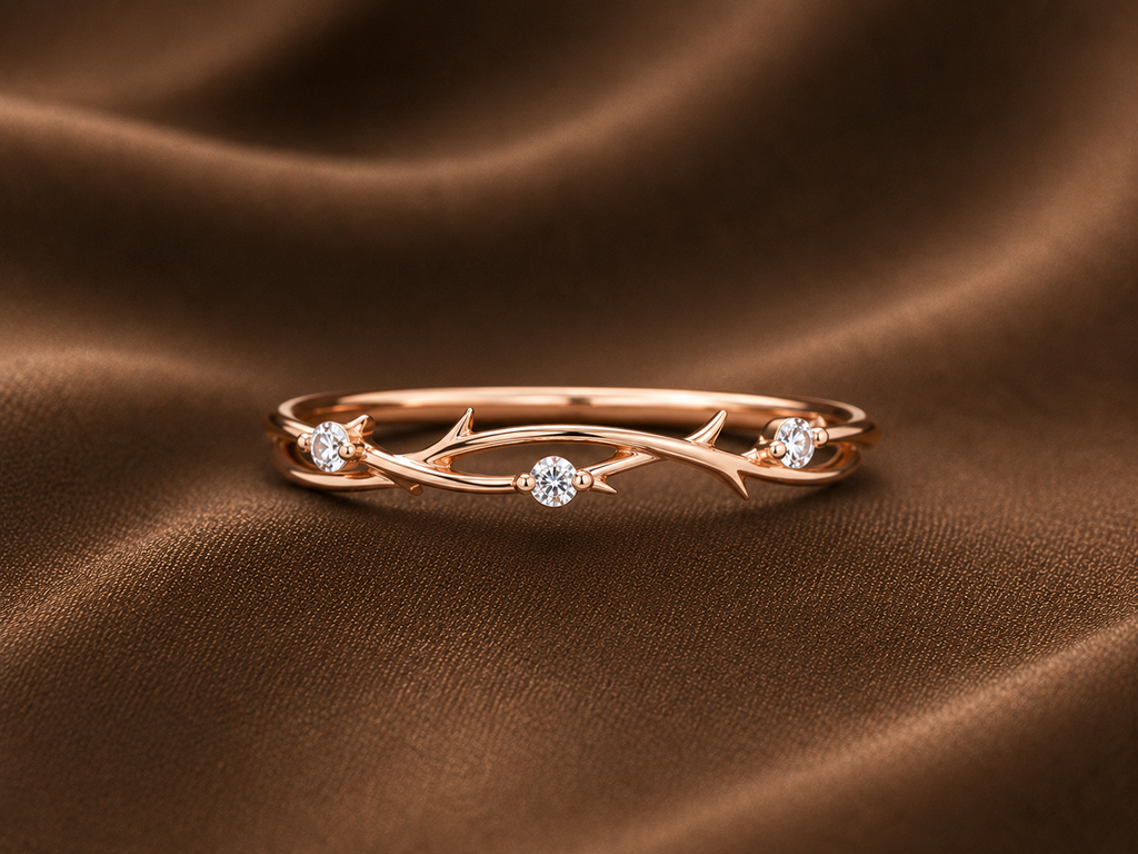 The Enchanted Vine Solitaire Ring