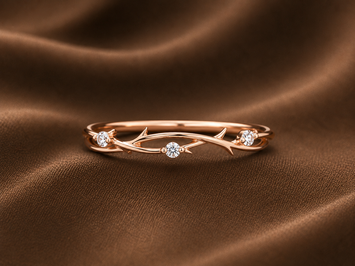 The Enchanted Vine Solitaire Ring