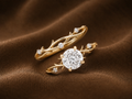 The Enchanted Vine Solitaire Ring