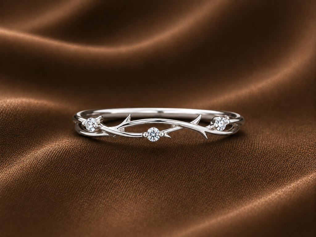 The Enchanted Vine Solitaire Ring