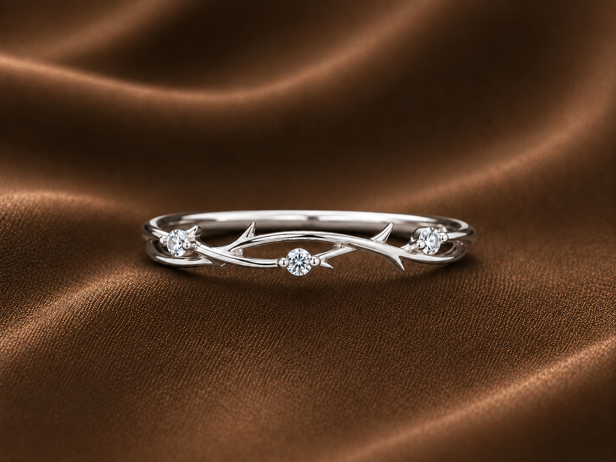 The Enchanted Vine Solitaire Ring