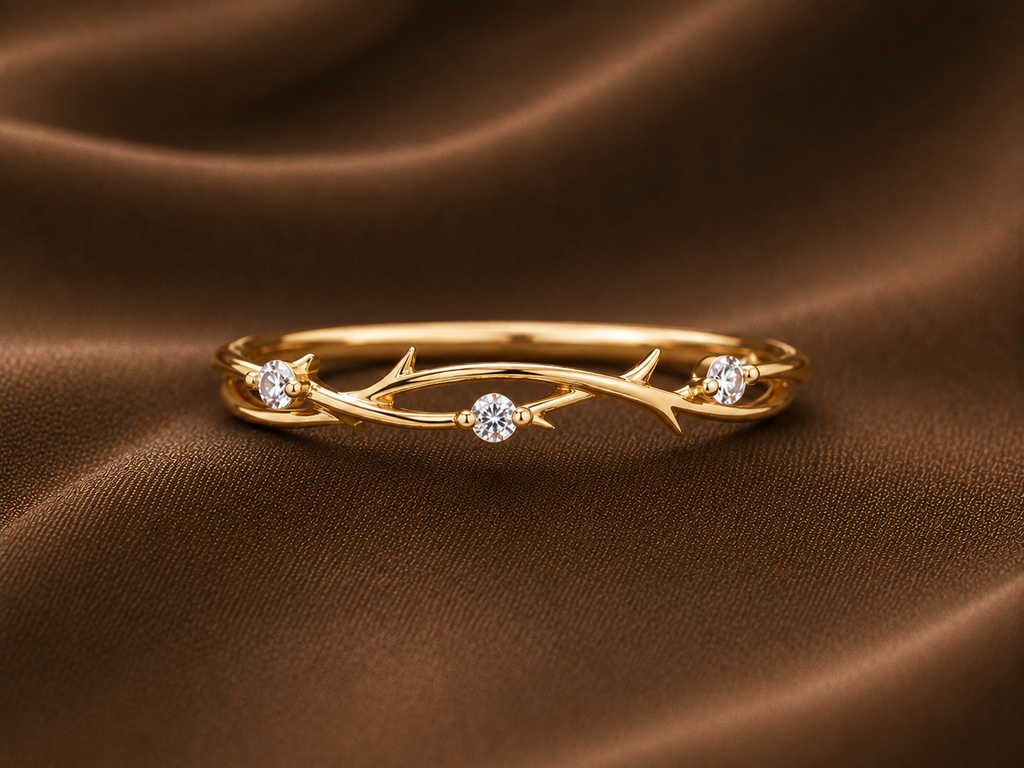 The Enchanted Vine Solitaire Ring