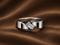The Asymmetrical Emerald Cut Band