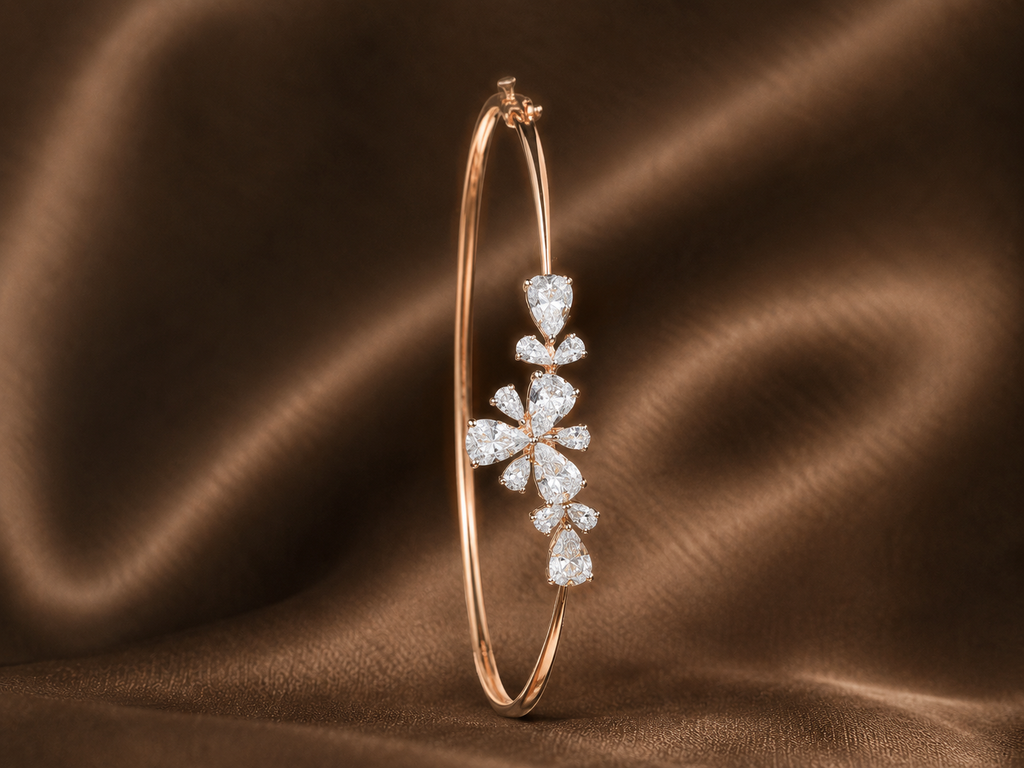 The Pear & Marquise Flora Bracelet