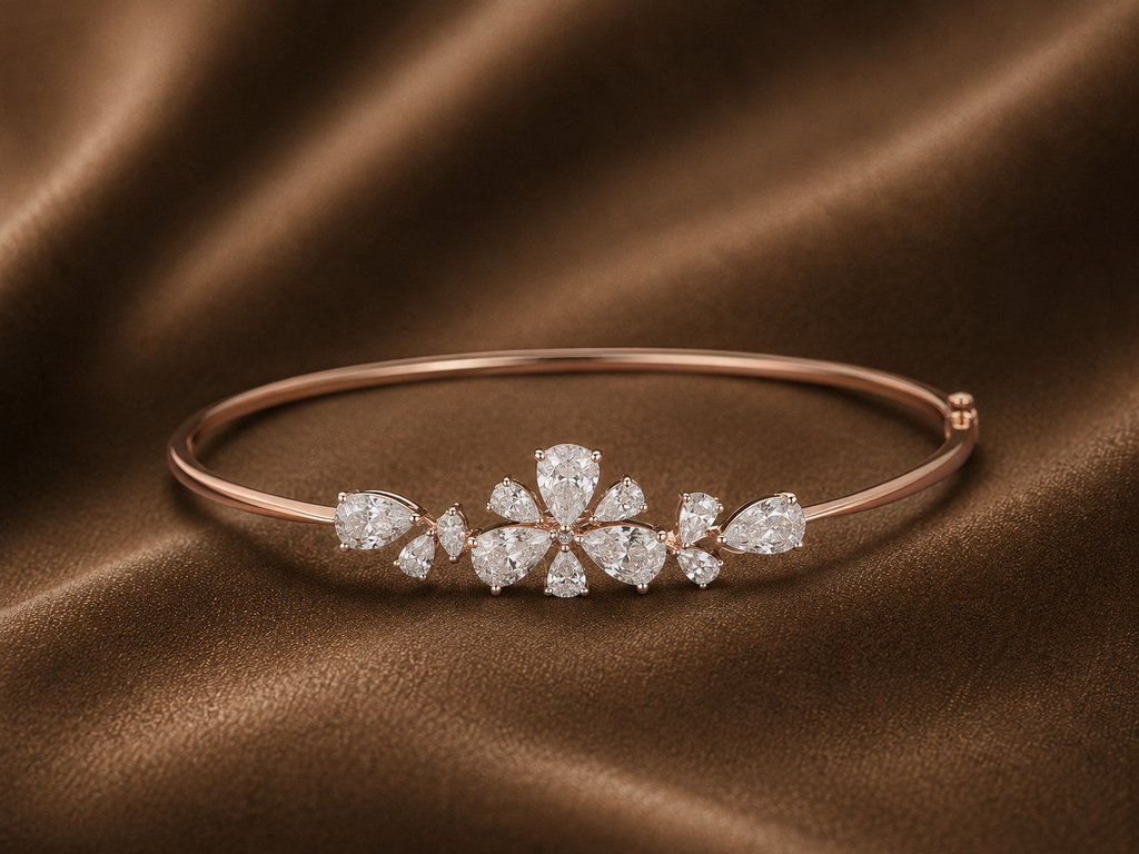 The Pear & Marquise Flora Bracelet