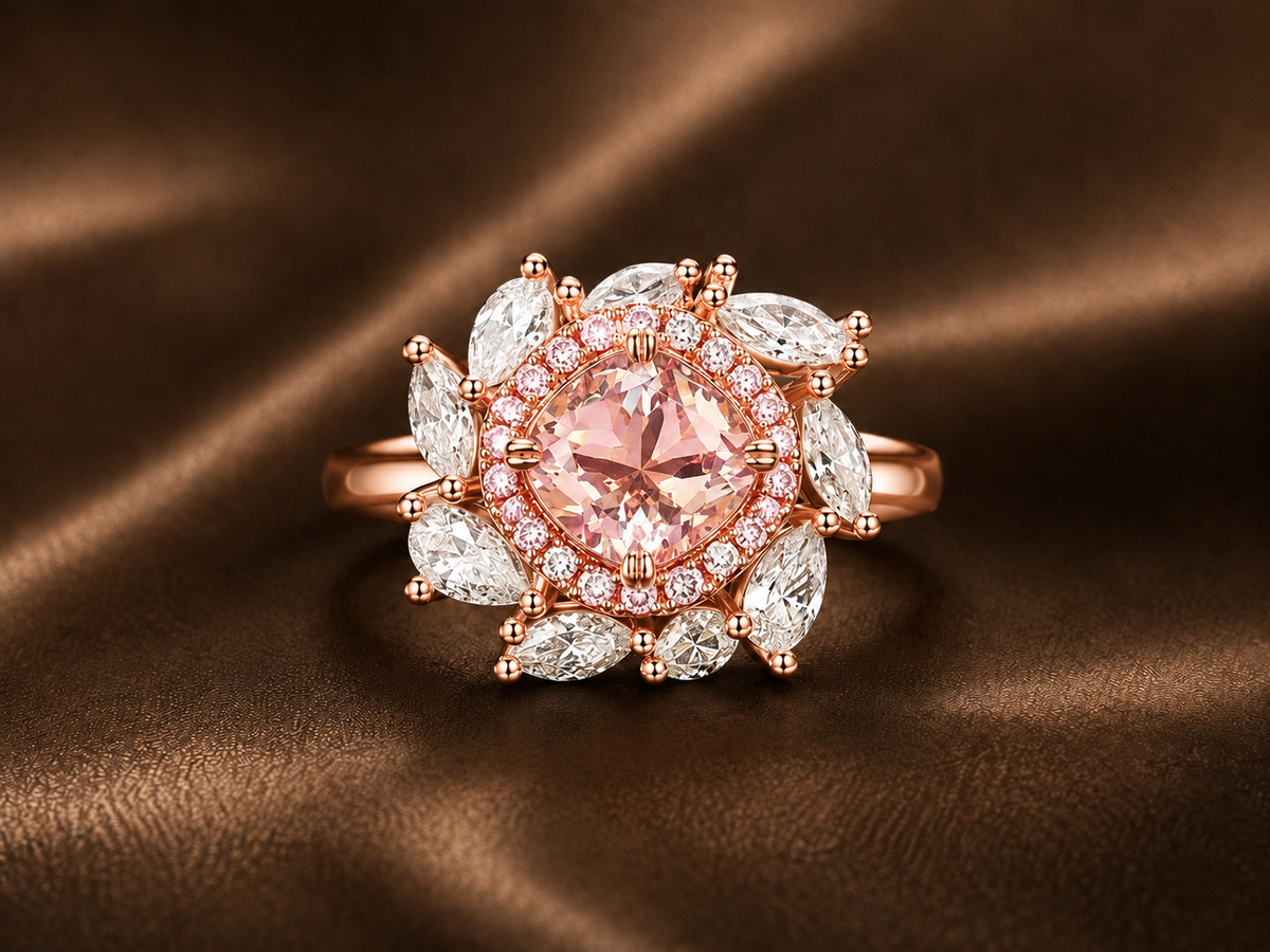 The Fairycore Marquise Sunburst Statement Ring