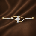 The Celestial Halo Diamond Bangle