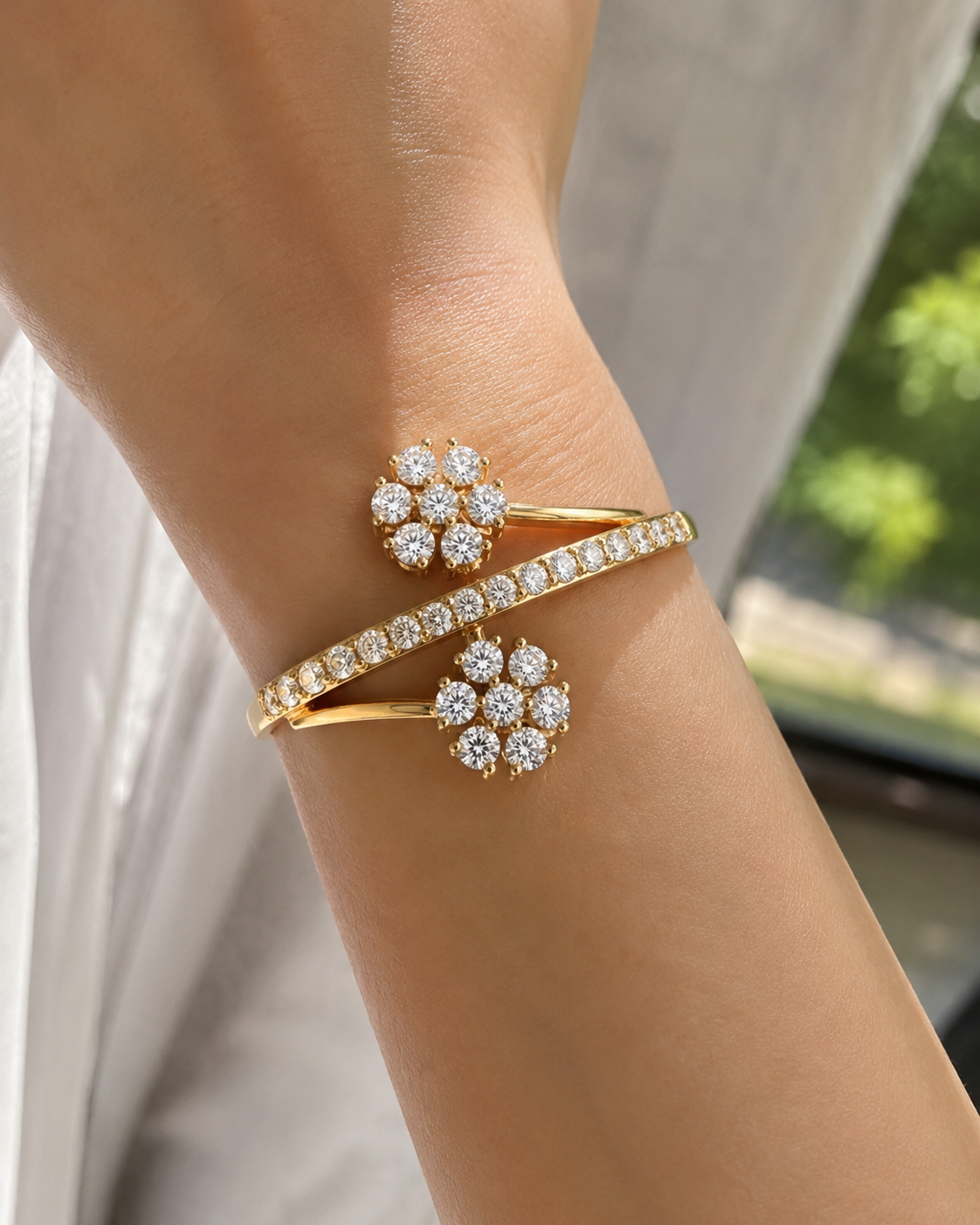Blossom Bypass Statement Cuff