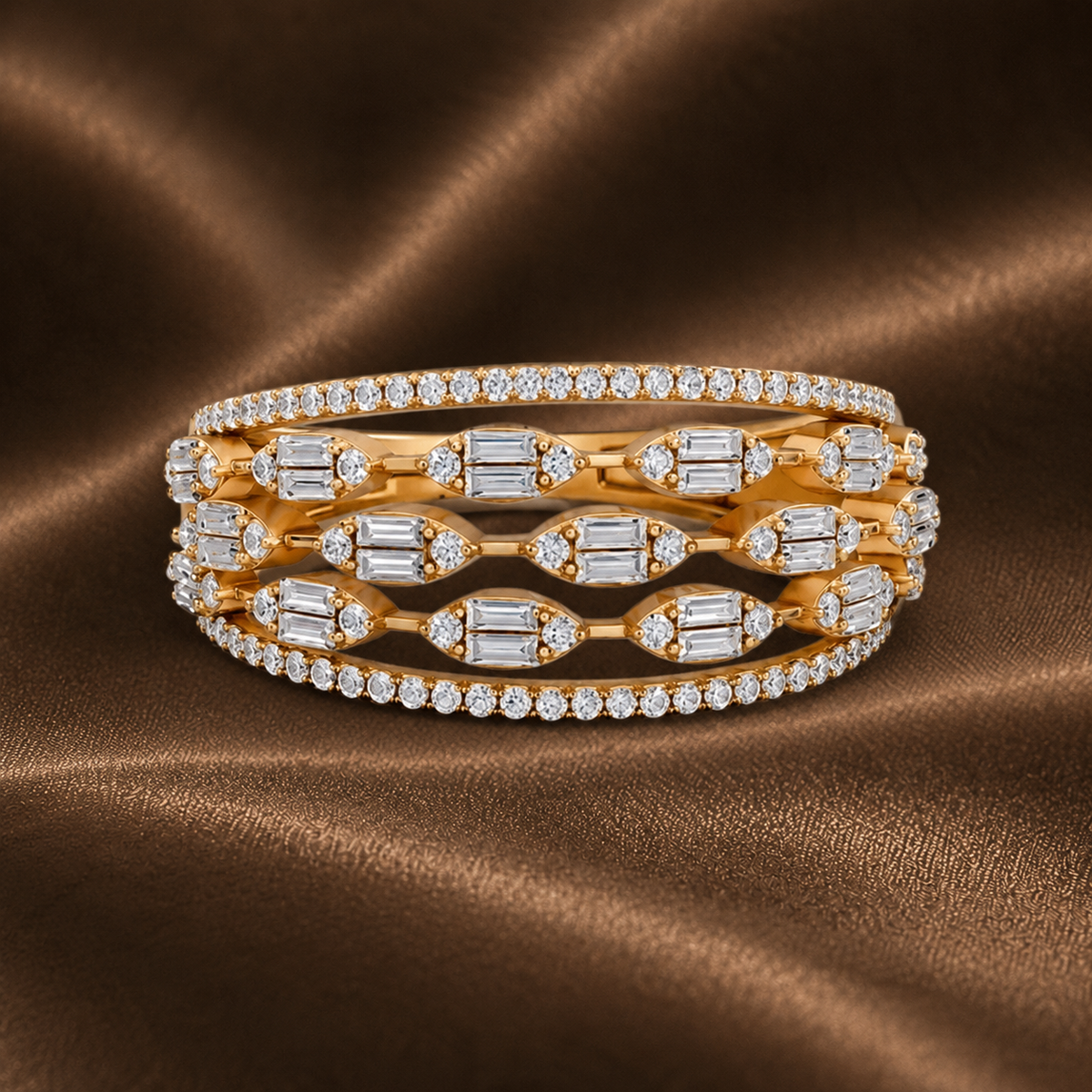 The Art Deco Layered Statement Ring