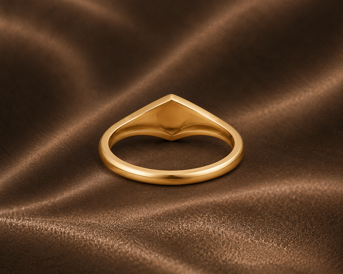 The Custom Engraved Geometric Signet