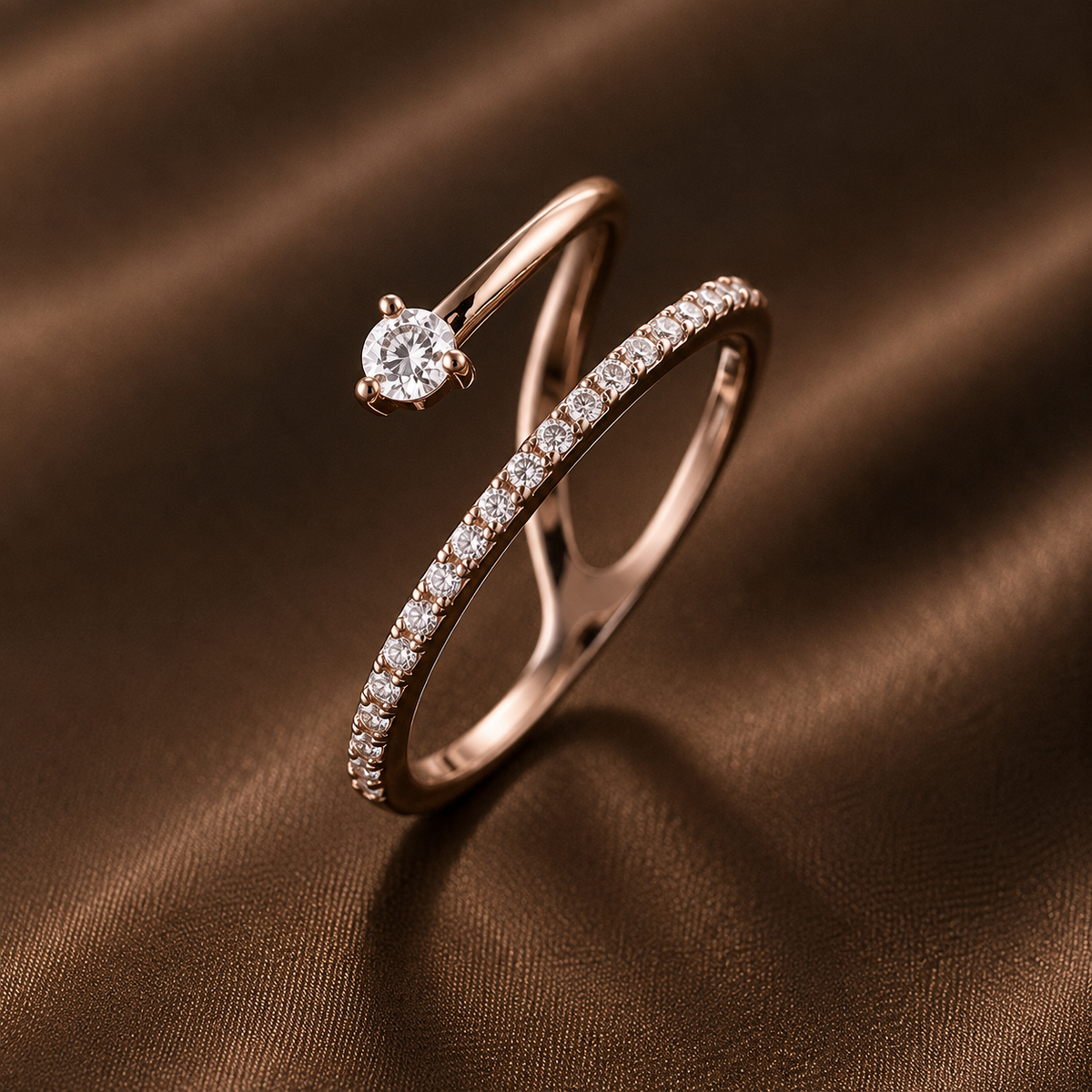 The Asymmetrical Solitaire Wrap