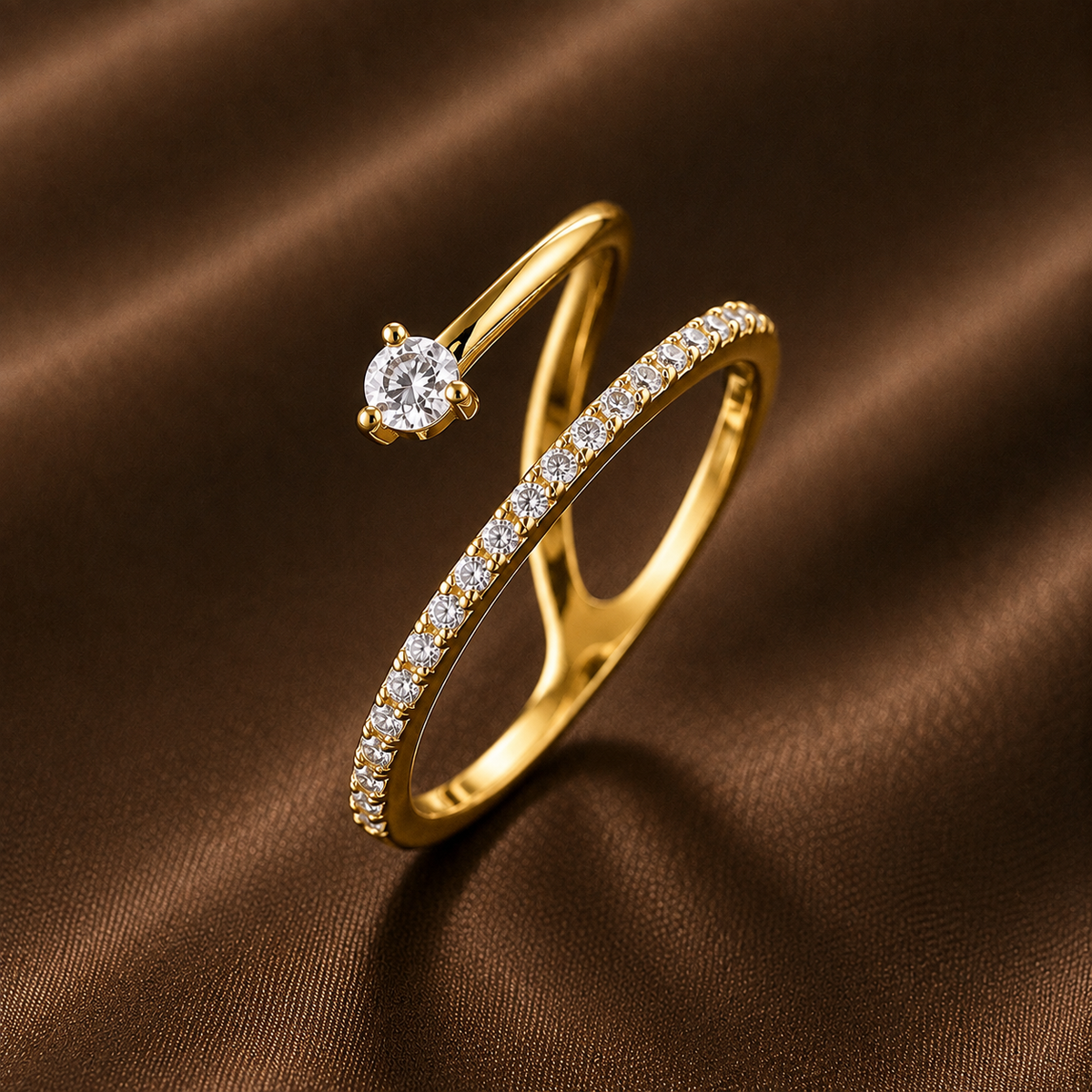 The Asymmetrical Solitaire Wrap