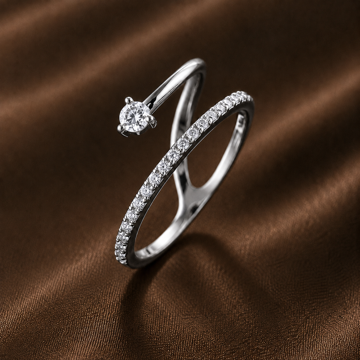 The Asymmetrical Solitaire Wrap