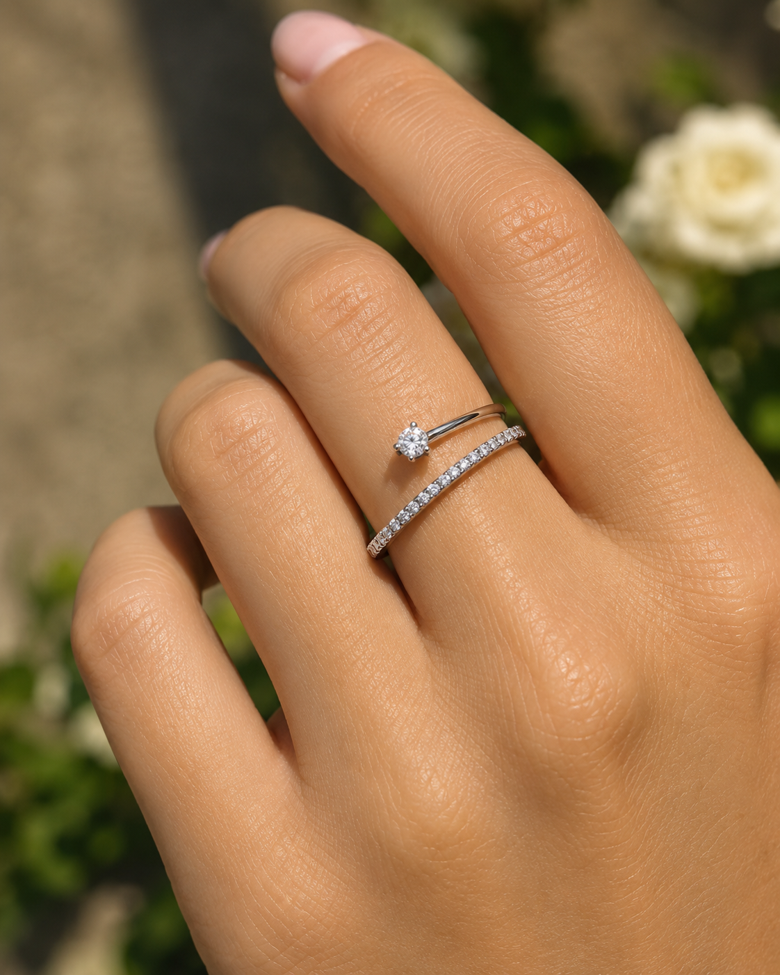 The Asymmetrical Solitaire Wrap