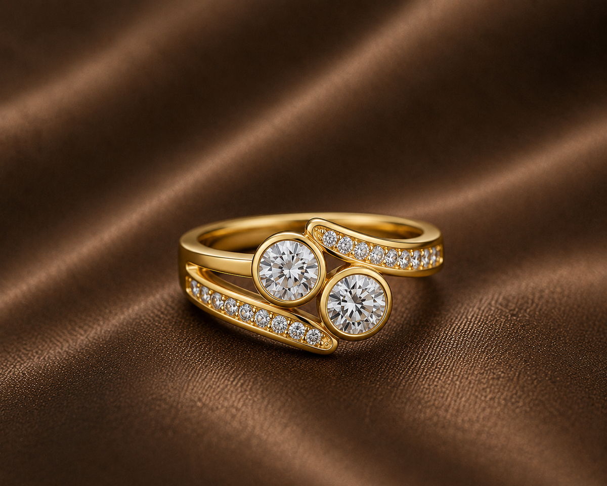 The Dual Round Diamond Ring