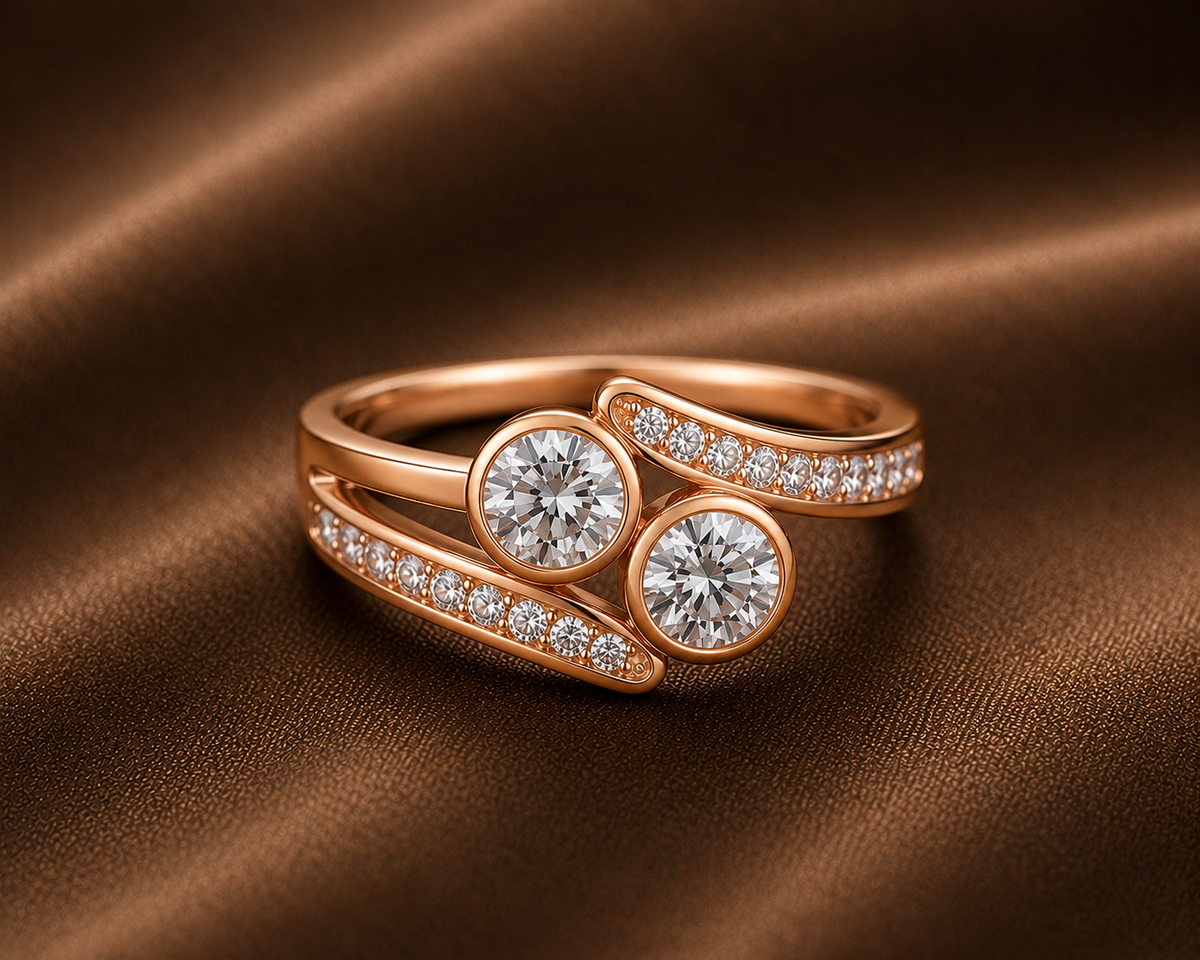The Dual Round Diamond Ring