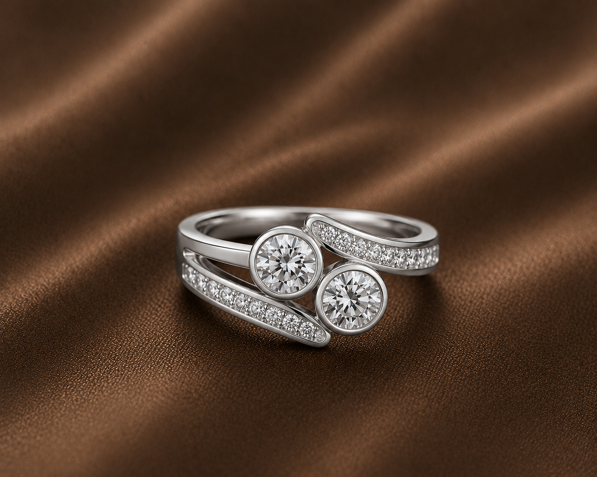 The Dual Round Diamond Ring