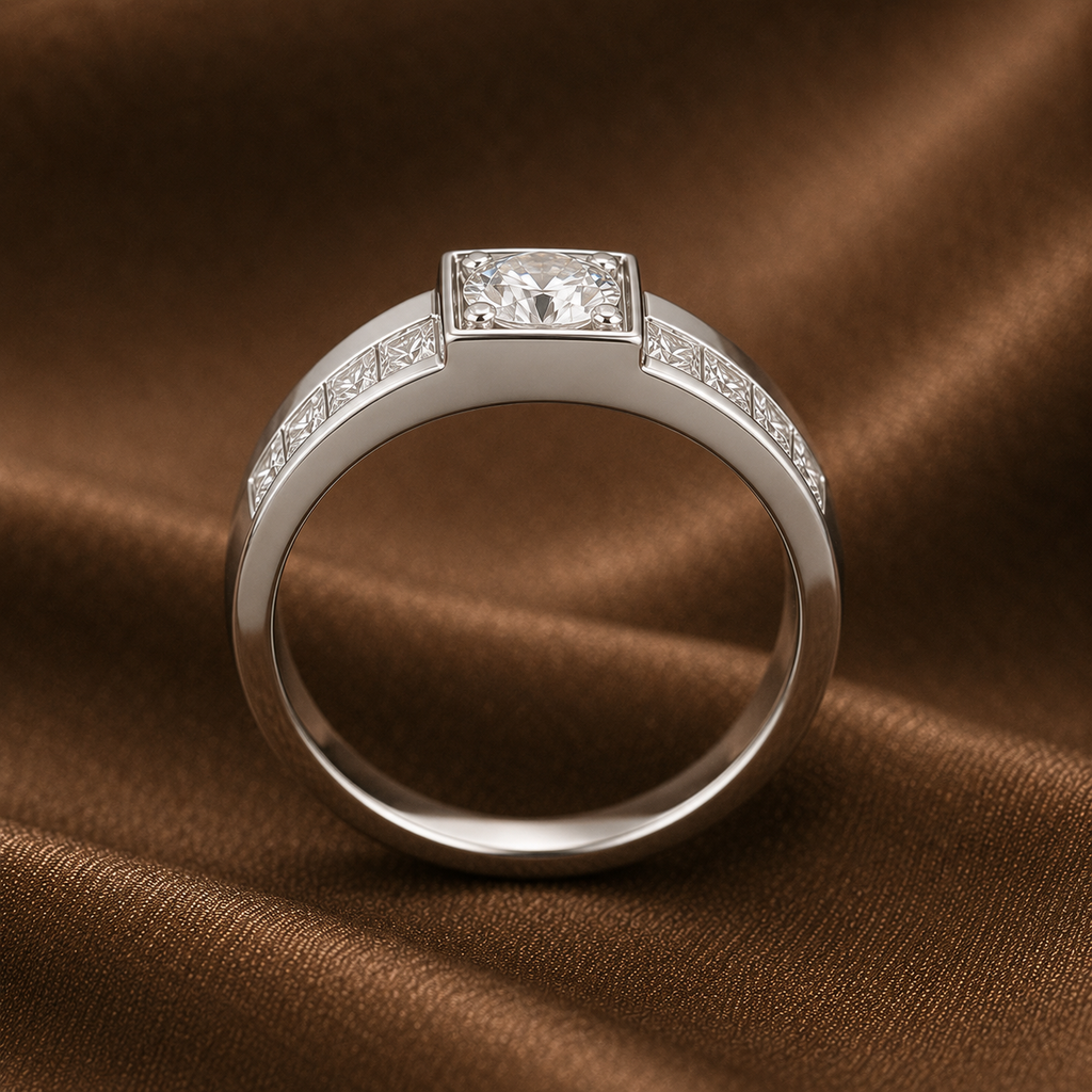 The Modernist Diamond Band | Lab-Grown