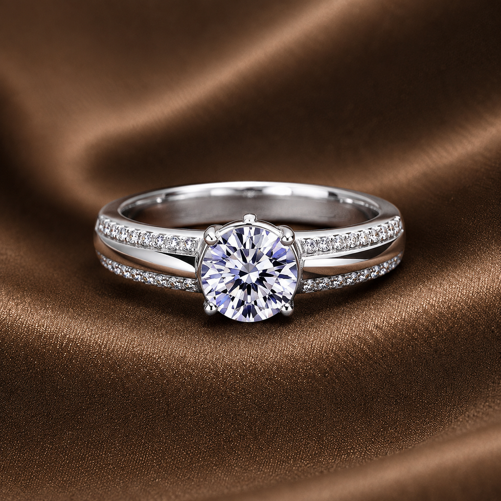 The Starlight Round Diamond Band