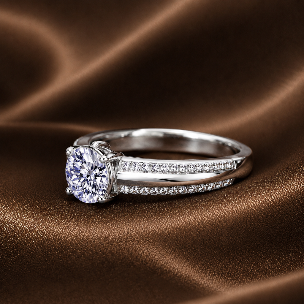 The Starlight Round Diamond Band