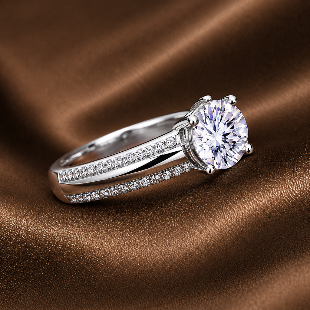 The Starlight Round Diamond Band