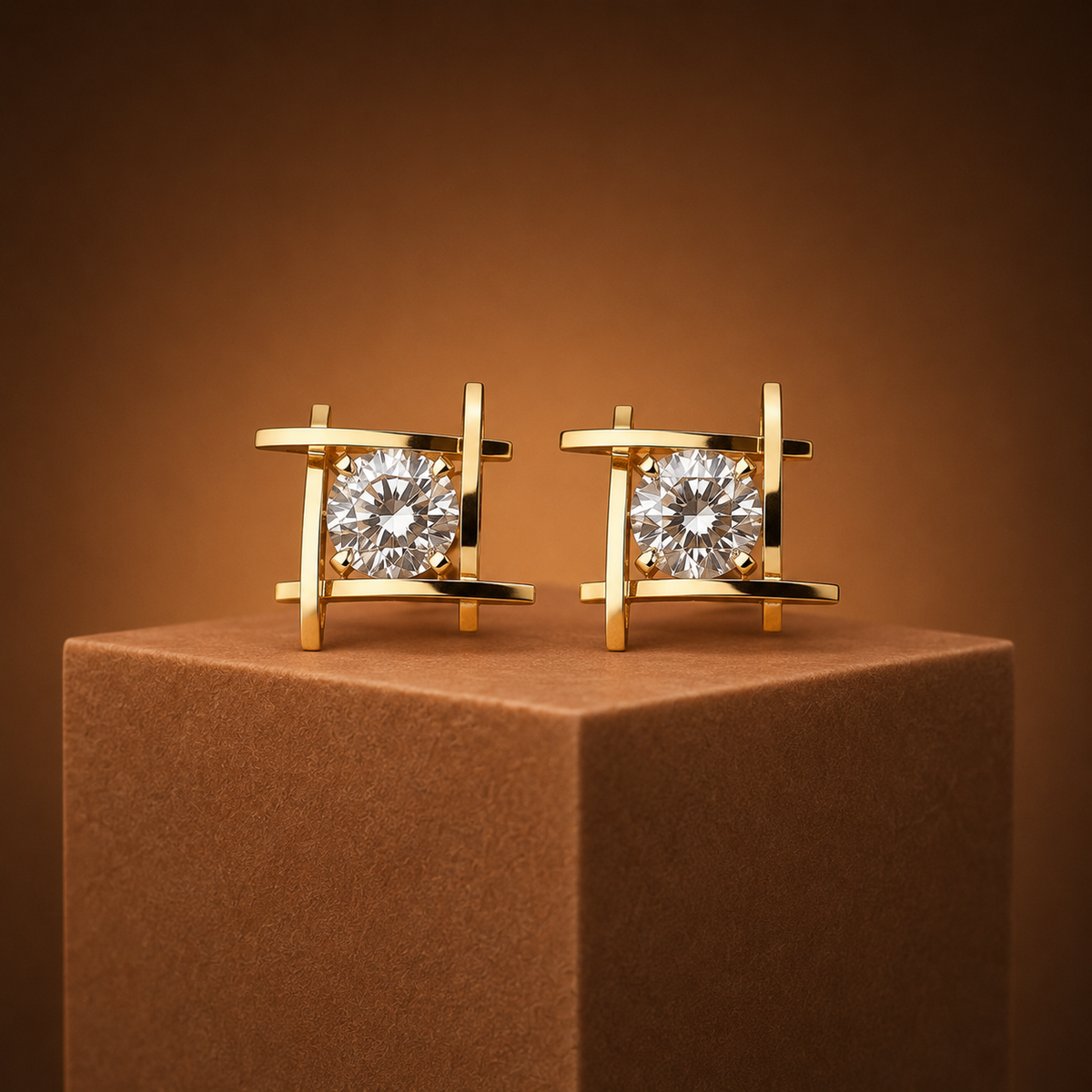 The Cage-Set Diamond Solitaires