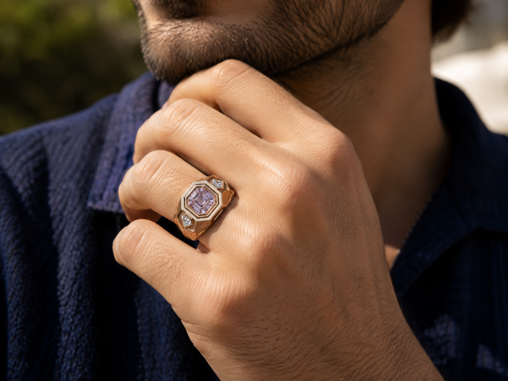 The Sovereign Asscher Cut Signet