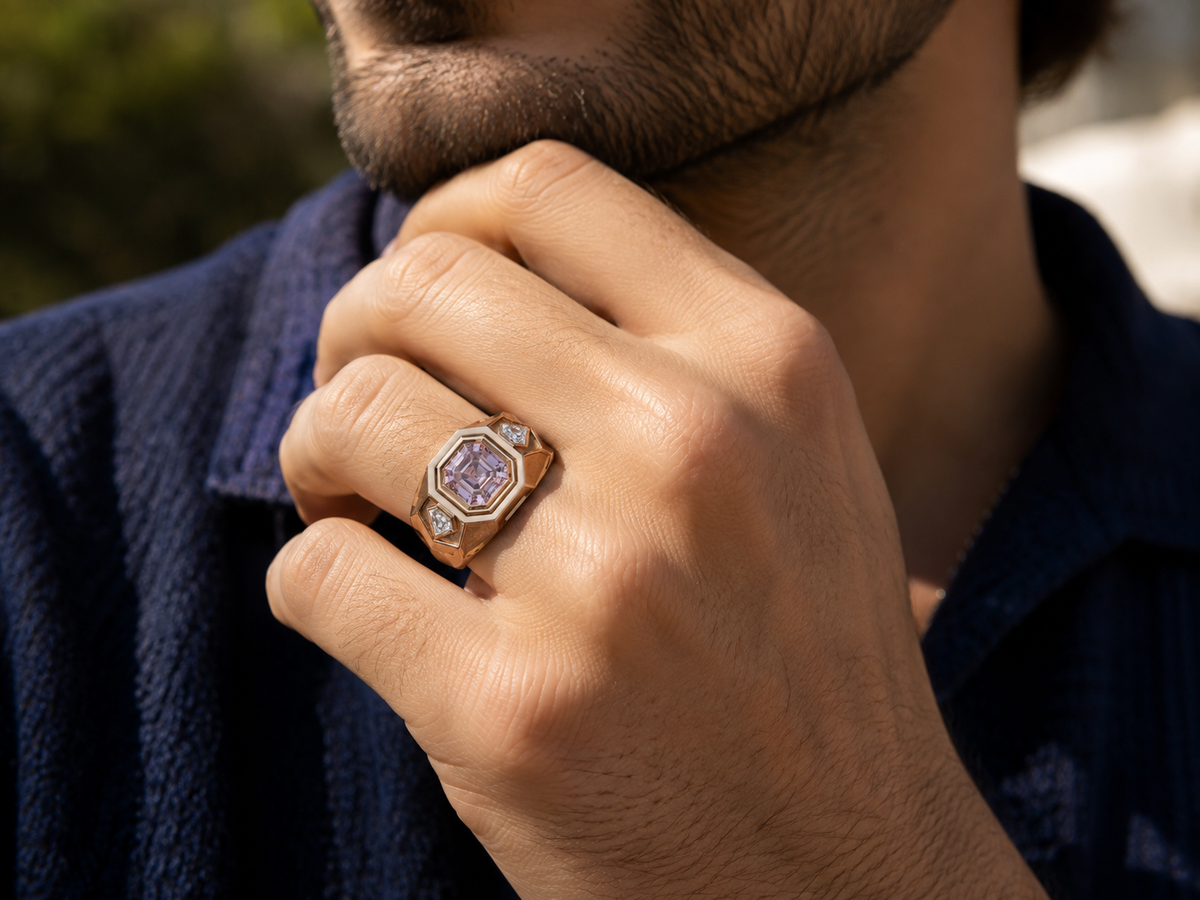 The Sovereign Asscher Cut Signet