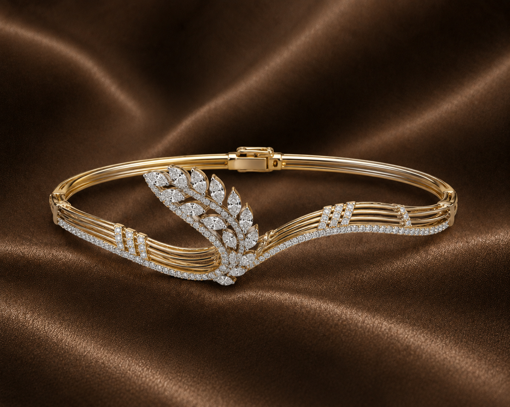 The Monarch Diamond Bangle