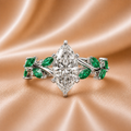 The NovaStella Whispering Leaves Marquise Diamond Ring