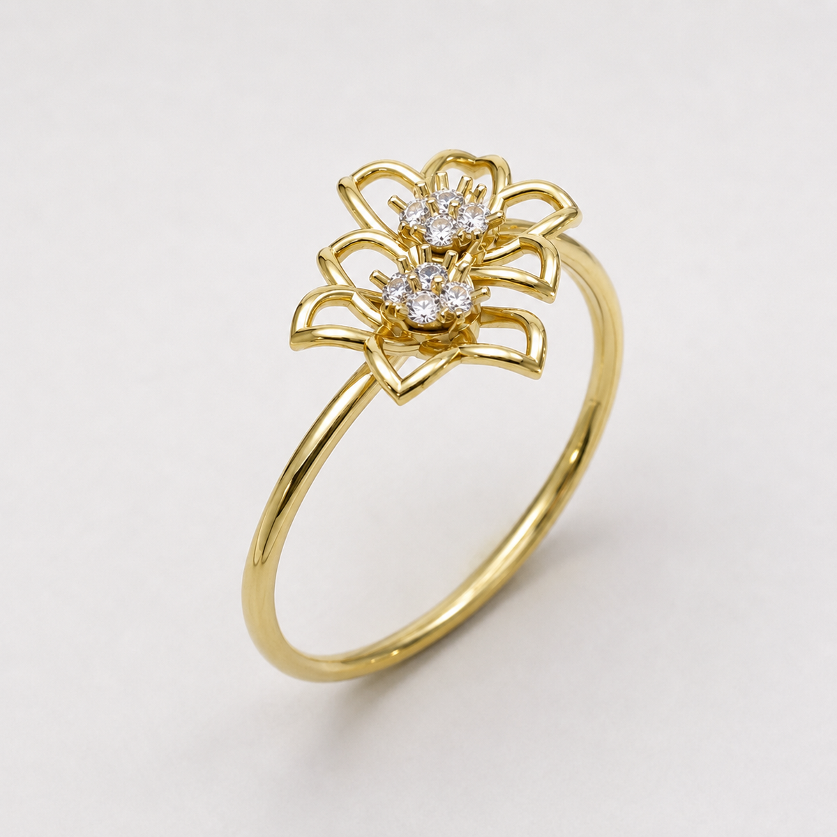 A Promise in Every Facet: Certified Natural Diamond Ring