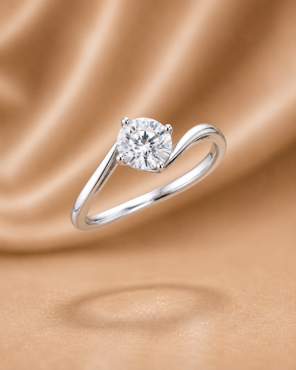 The Novastella  Infinity Twist Certified Lab-Grown Diamond Ring