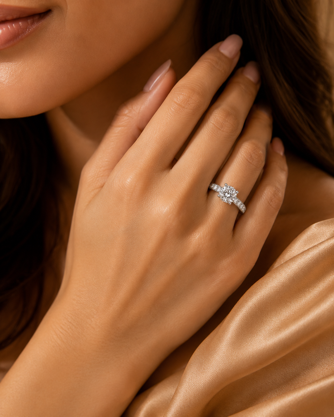 The Eternal Promise Hidden Halo Diamond Ring