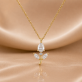 The Eternal Bloom Pear & Marquise Diamond Pendant
