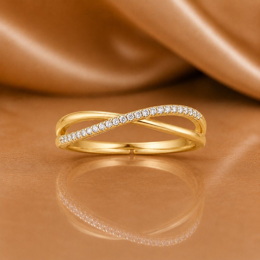 The Eternal Bond Intertwined Diamond Ring