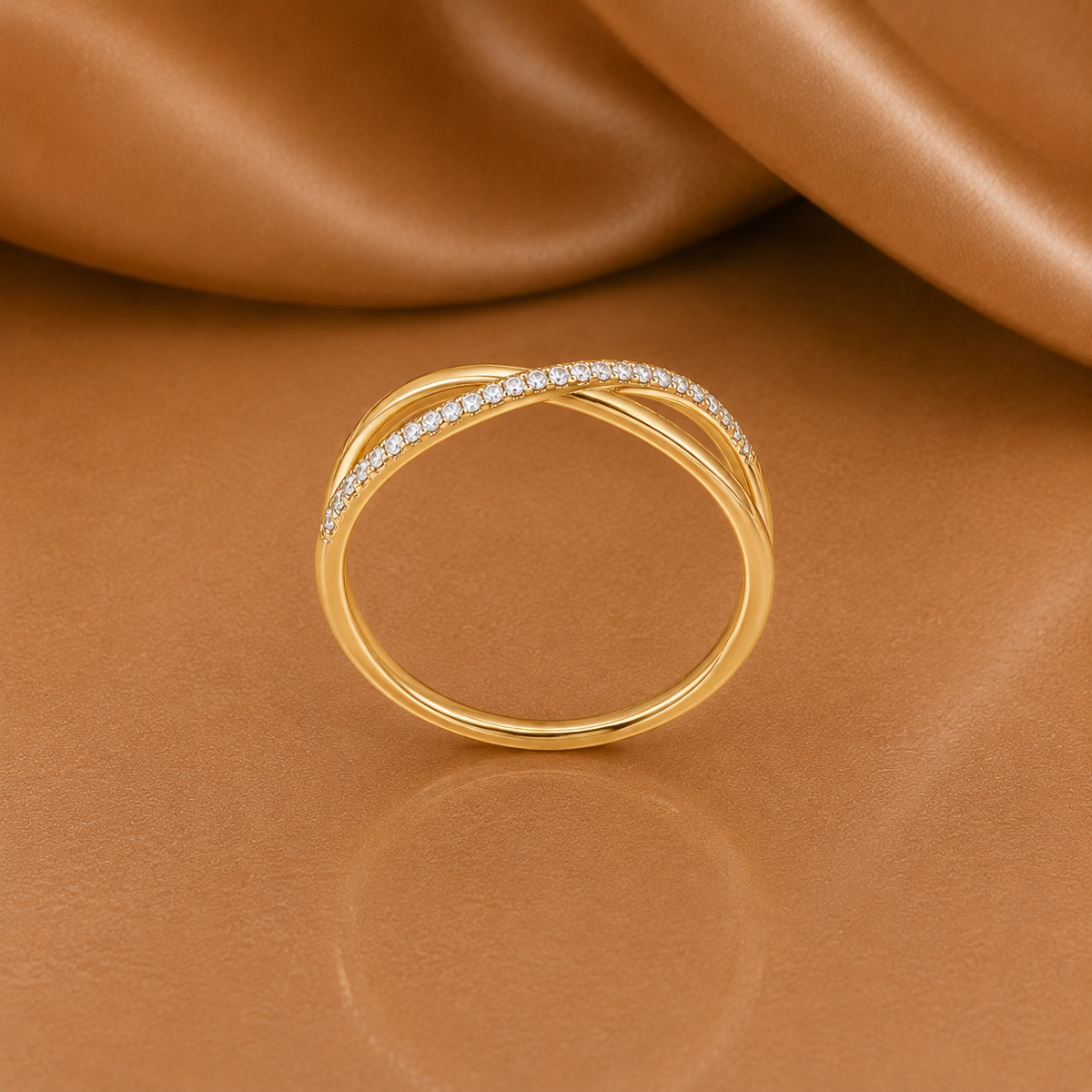 The Eternal Bond Intertwined Diamond Ring