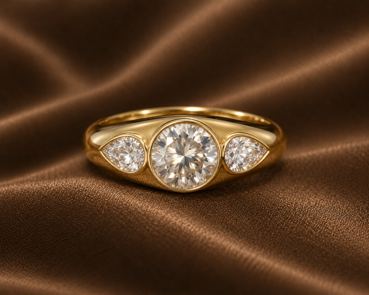 The Smooth Gold Cigar Band