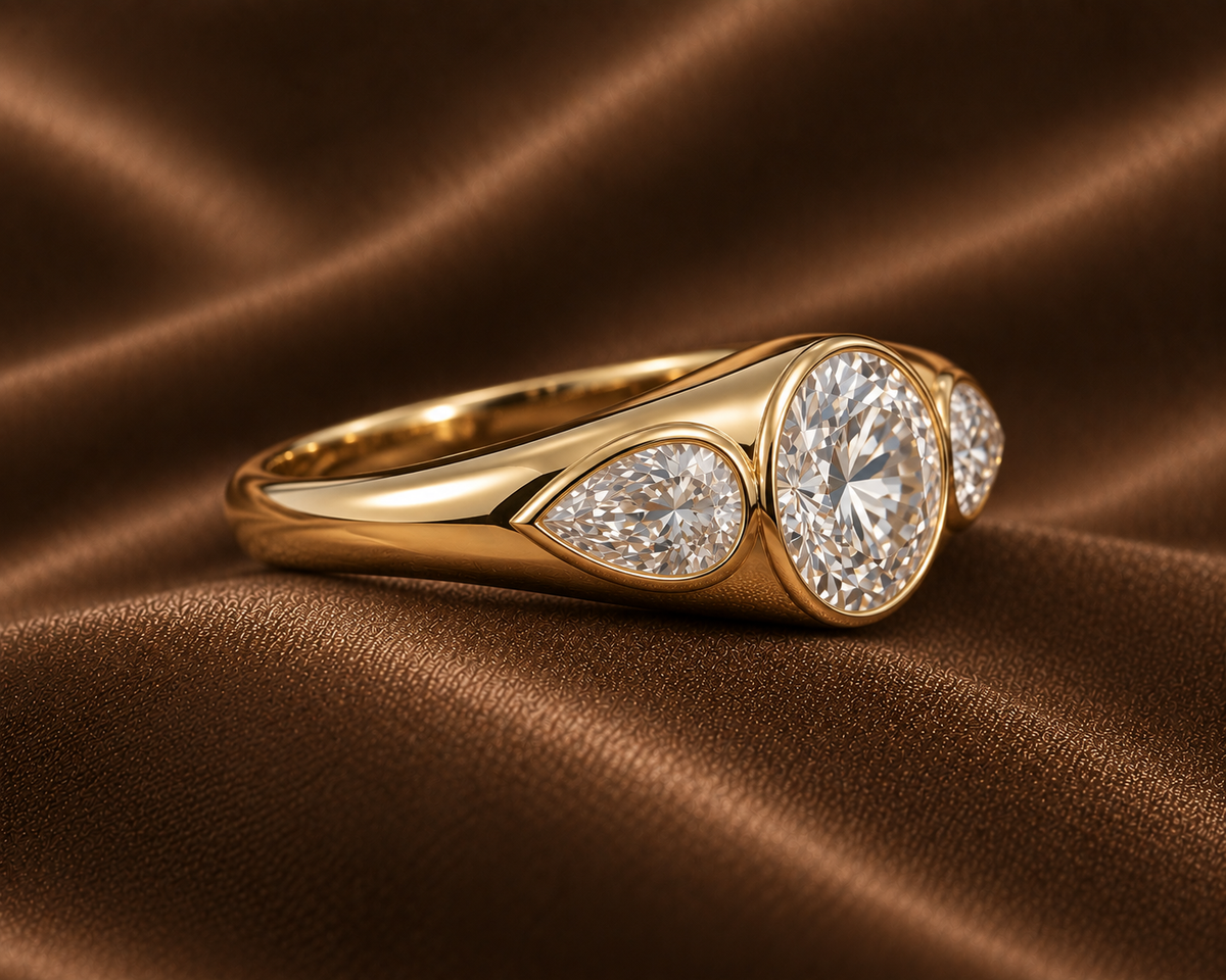 The Smooth Gold Cigar Band