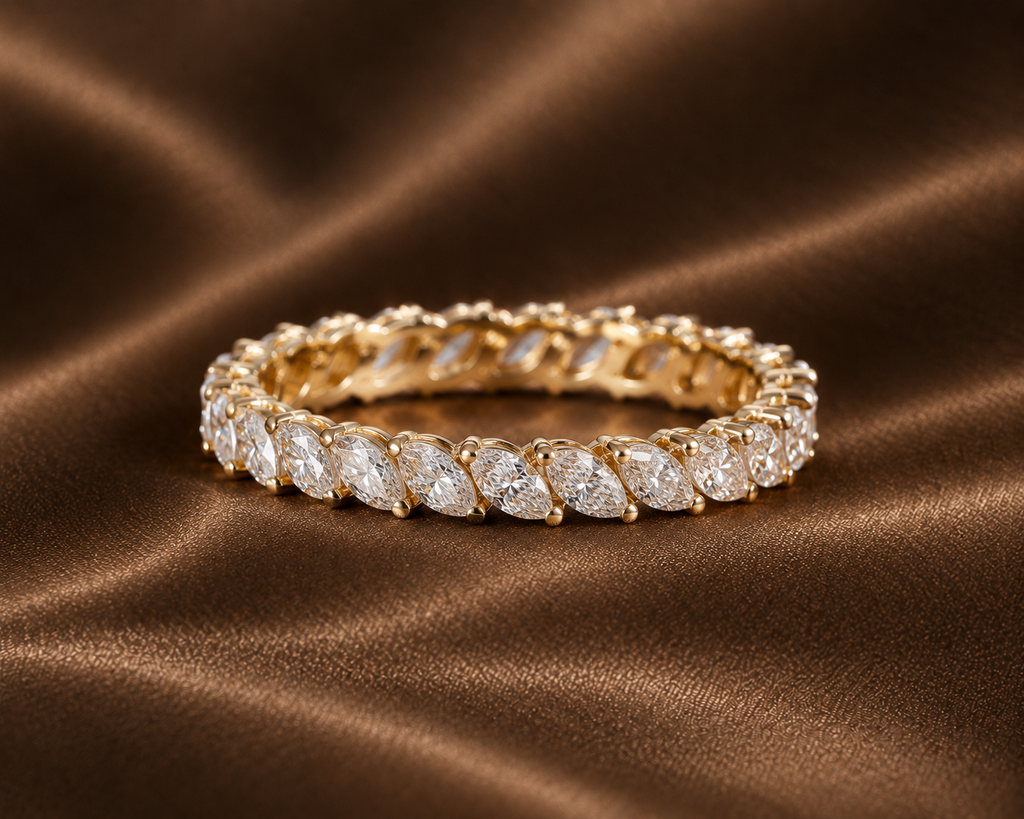 The Marquise Eternity Band