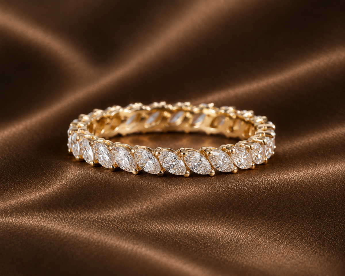 The Marquise Eternity Band