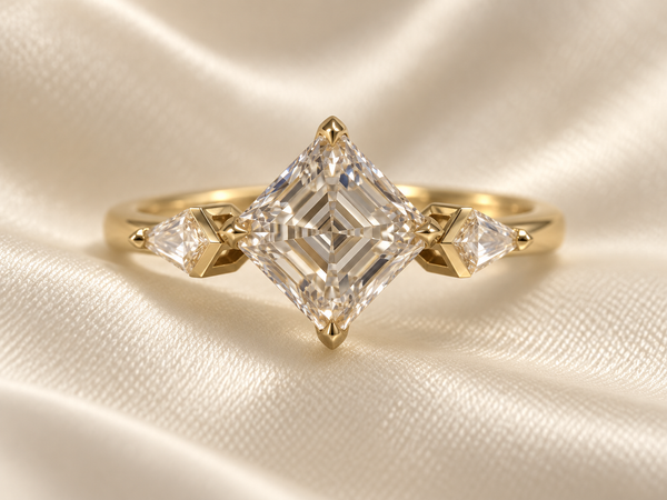 The Bold Trillion & Kite Diamond Ring