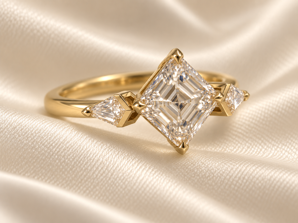 The Bold Trillion & Kite Diamond Ring